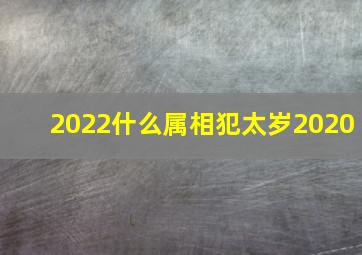 2022什么属相犯太岁2020