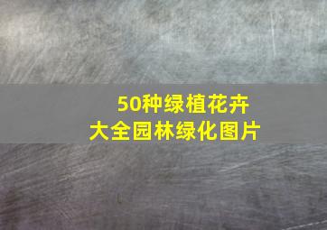 50种绿植花卉大全园林绿化图片