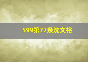 599第77条沈文裕