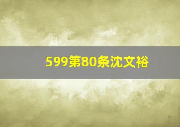 599第80条沈文裕