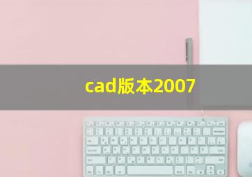 cad版本2007