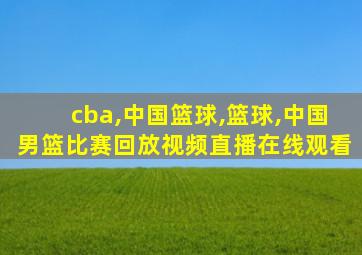 cba,中国篮球,篮球,中国男篮比赛回放视频直播在线观看