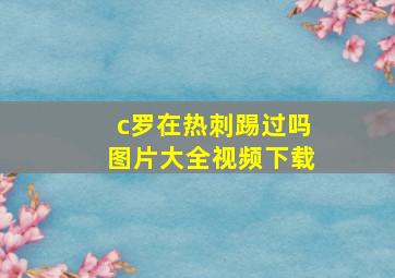 c罗在热刺踢过吗图片大全视频下载