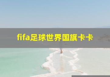 fifa足球世界国旗卡卡