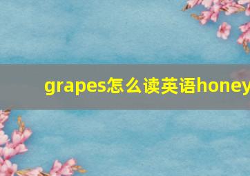 grapes怎么读英语honey