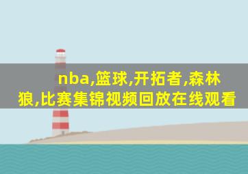 nba,篮球,开拓者,森林狼,比赛集锦视频回放在线观看