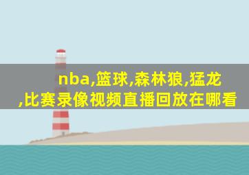 nba,篮球,森林狼,猛龙,比赛录像视频直播回放在哪看