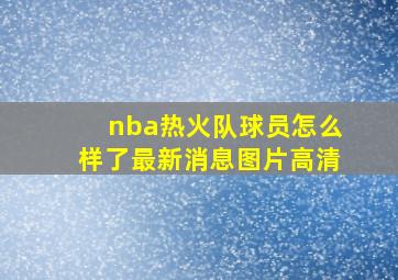 nba热火队球员怎么样了最新消息图片高清