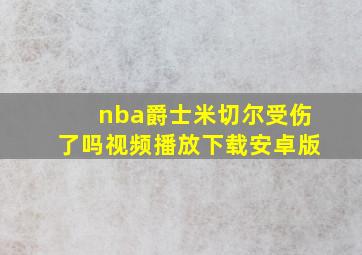 nba爵士米切尔受伤了吗视频播放下载安卓版