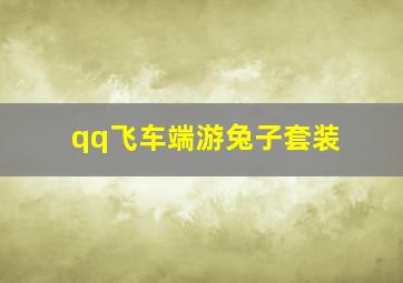 qq飞车端游兔子套装