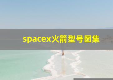 spacex火箭型号图集