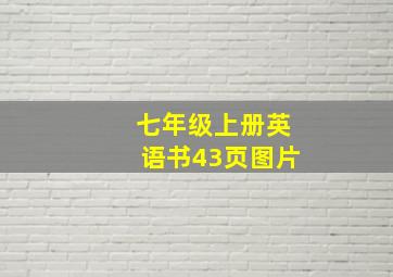 七年级上册英语书43页图片