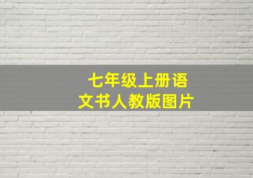 七年级上册语文书人教版图片