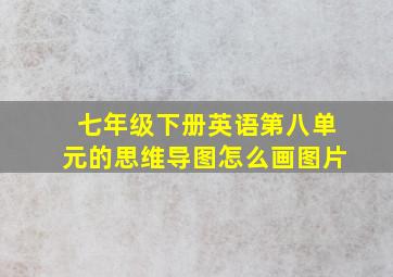 七年级下册英语第八单元的思维导图怎么画图片