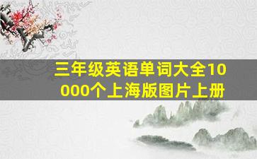 三年级英语单词大全10000个上海版图片上册