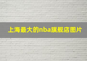 上海最大的nba旗舰店图片