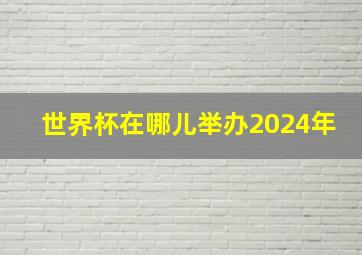 世界杯在哪儿举办2024年