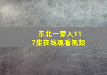 东北一家人117集在线观看视频