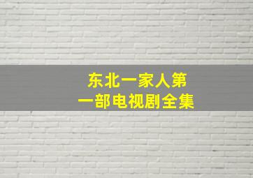 东北一家人第一部电视剧全集