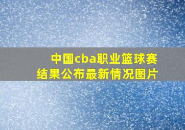 中国cba职业篮球赛结果公布最新情况图片