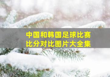 中国和韩国足球比赛比分对比图片大全集