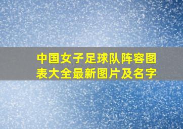 中国女子足球队阵容图表大全最新图片及名字