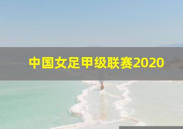 中国女足甲级联赛2020