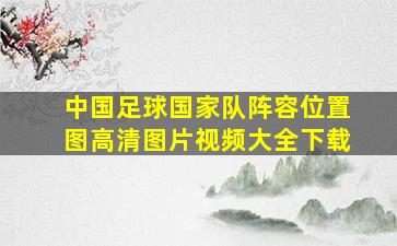 中国足球国家队阵容位置图高清图片视频大全下载