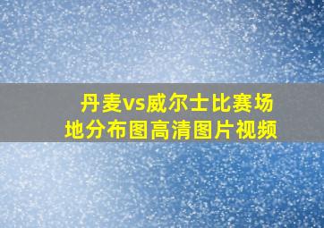 丹麦vs威尔士比赛场地分布图高清图片视频