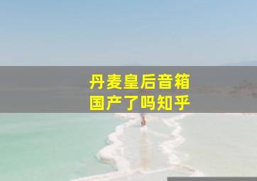 丹麦皇后音箱国产了吗知乎