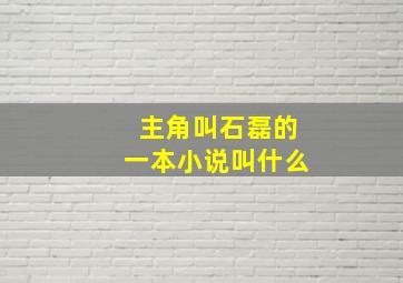 主角叫石磊的一本小说叫什么