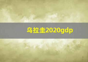 乌拉圭2020gdp