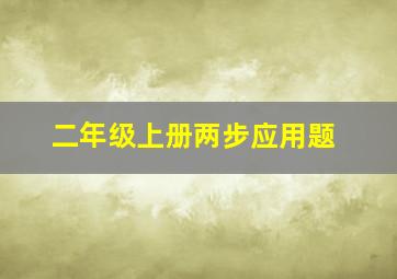 二年级上册两步应用题