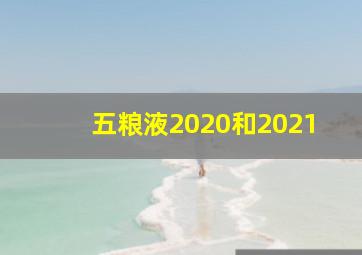 五粮液2020和2021