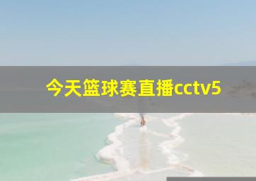 今天篮球赛直播cctv5