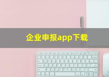 企业申报app下载