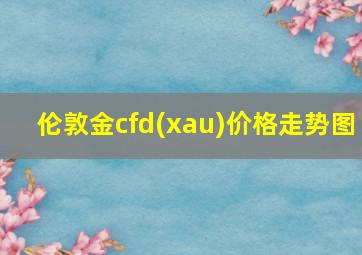 伦敦金cfd(xau)价格走势图