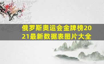 俄罗斯奥运会金牌榜2021最新数据表图片大全