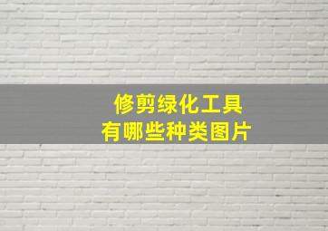 修剪绿化工具有哪些种类图片