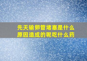 先天输卵管堵塞是什么原因造成的呢吃什么药