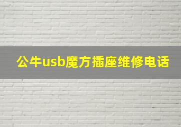 公牛usb魔方插座维修电话