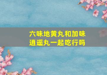 六味地黄丸和加味逍遥丸一起吃行吗