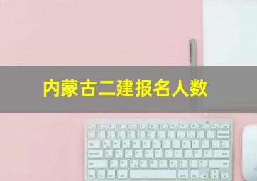 内蒙古二建报名人数