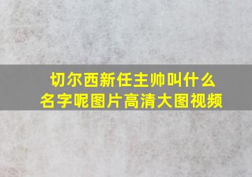 切尔西新任主帅叫什么名字呢图片高清大图视频