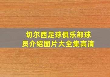 切尔西足球俱乐部球员介绍图片大全集高清