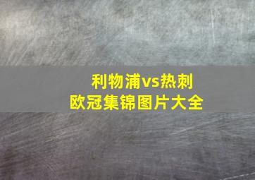 利物浦vs热刺欧冠集锦图片大全