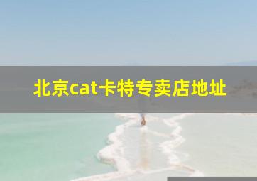 北京cat卡特专卖店地址