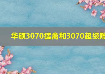 华硕3070猛禽和3070超级雕