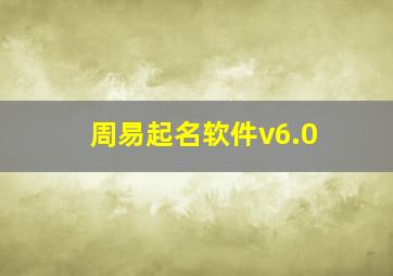 周易起名软件v6.0