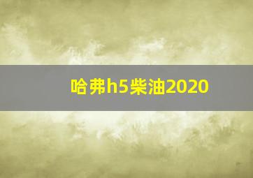 哈弗h5柴油2020